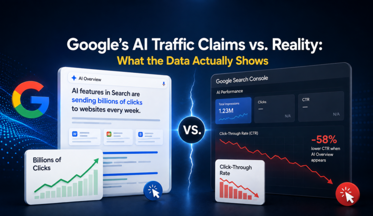 googles ai traffic claims vs reality what data shows
