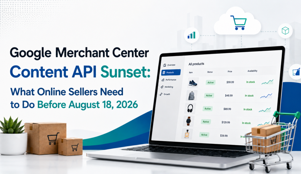 Google Merchant Center Content API Sunset: What Online Sellers Need to Do Before August 18, 2026