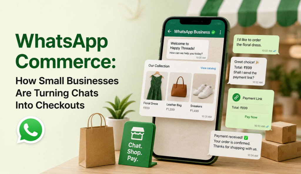 WhatsApp Commerce: How Small Businesses Are Turning Chats Into Checkouts