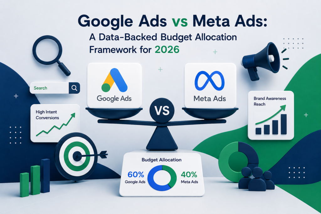 Google Ads vs Meta Ads: A Data-Backed Budget Allocation Framework for 2026