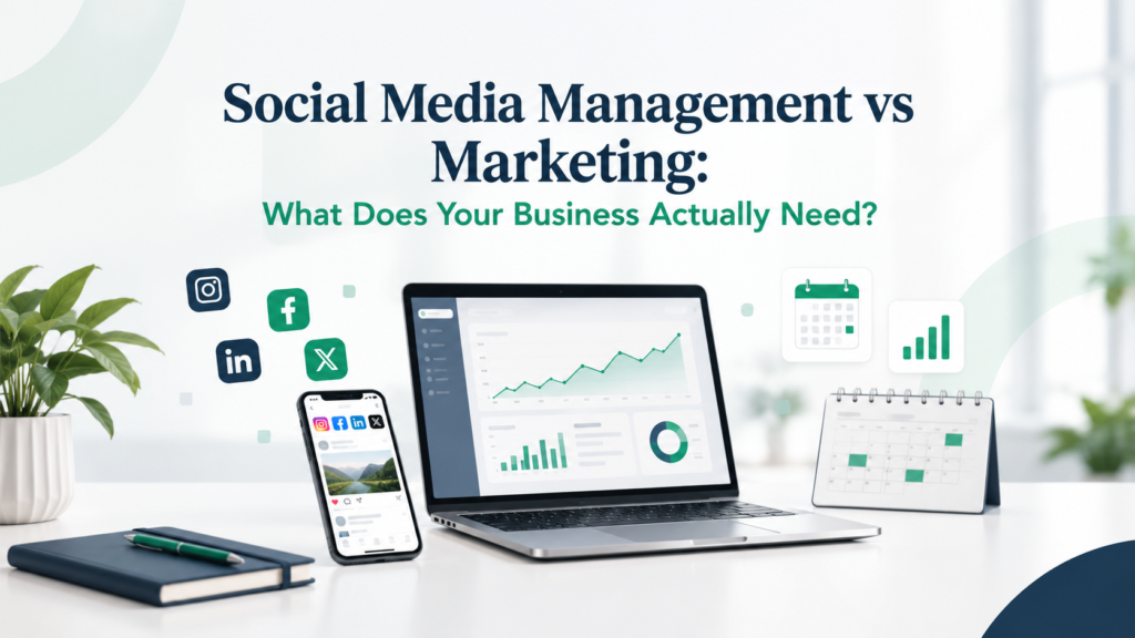 Social Media Management vs Marketing: What Does Your Business Actually Need?