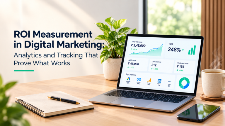 roi measurement digital marketing analytics tracking